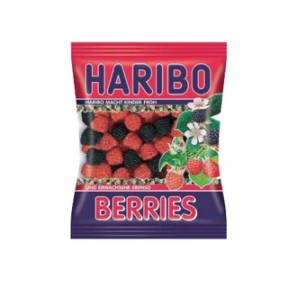 Haribo Berries Jelly 175G เยลลี่ หรือกัมมี่แบร์ ตราฮาริโบ้ เจลลี่ ขนม ขนมขบเคี้ยว ขนมหวาน