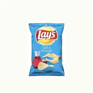 Lay'S Salt & Vinegar Potato Chips 184G เลย์ รสเกลือและน้ำส้มสายชู