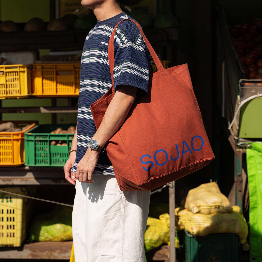 ฝ้ายออร์แกนิกกระเป๋า Tote SOJAO SOJAO Organic Cotton Tote Bag