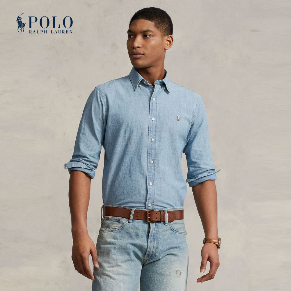 Polo Ralph Lauren SHIRT เสื้อเชิ้ต รุ่น MNPOWOV16820448 สี 450 LIGHT/PASTEL BLUE-450
