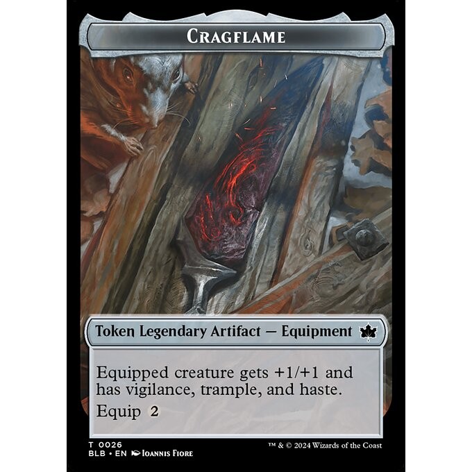 [Bloomburrow Tokens] - [TBLB] - (C) -[Cragflame] -  [2024]
