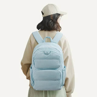 BAGSMART กระเป๋าเป้สะพายหลังผู้หญิงสไตล์วิทยาเขตความจุขนาดใหญ่ กันน้ํา 15.6-inch Backpack Laptop
