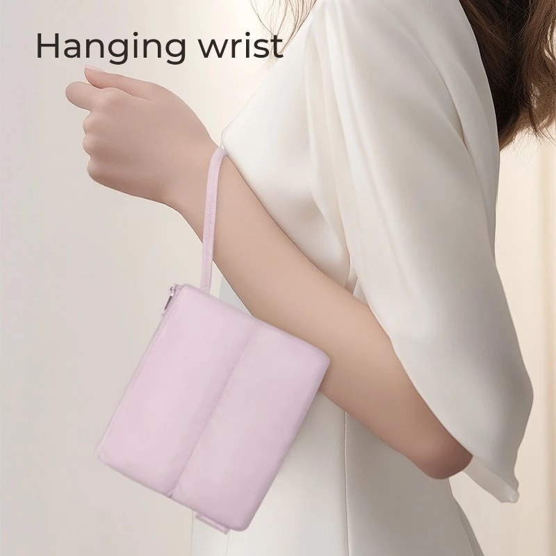BAGSMART แบบพกพา ถุงเก็บของขนาดเล็ก การท่องเที่ยวกระเป๋าเครื่องสำอางขนาดเล็ก กระเป๋าถือขนาดเล็ก thumbnail 6