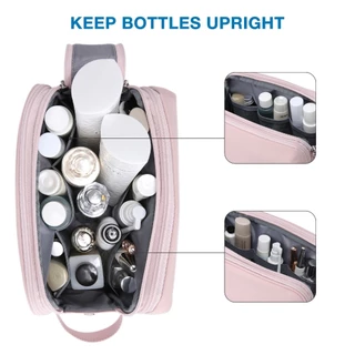 BAGSMART กระเป๋าใส่อุปกรณ์อาบน้ํา กระเป๋าแต่งหน้าเครื่องสําอาง กันน้ํา Dopp Kit Unisex Travel Organizer กระเป๋าเก็บโกนหนวด