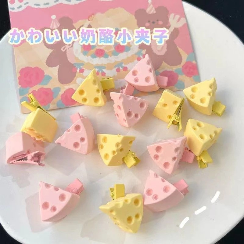 candypop น่ารักชีสกิ๊บขนาดเล็กสาวหวานนักเรียน Mini Hairpin อเนกประสงค์อุปกรณ์เสริมผม