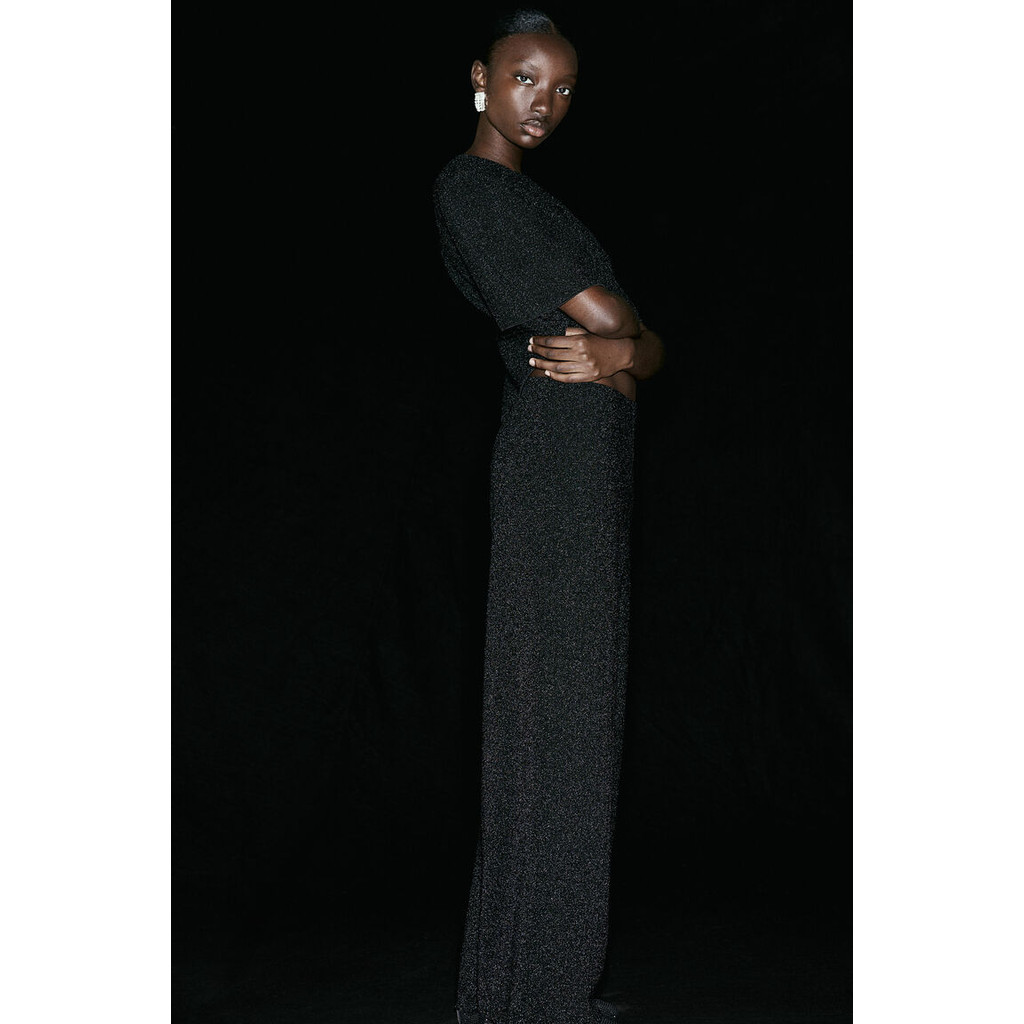 H&M Women Straight jersey trousers 1261058_1