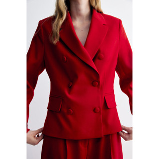 H&M(เอชแอนด์เอ็ม) เบลเซอร์แบบฟิตพอดี ผู้หญิง 1258615_1