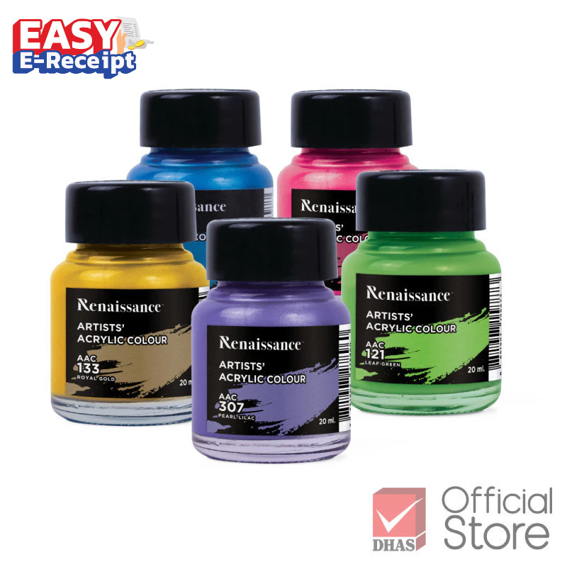 Renaissance สีอะคริลิค 20 มล. 27 เฉดสี จำนวน 1 ขวด