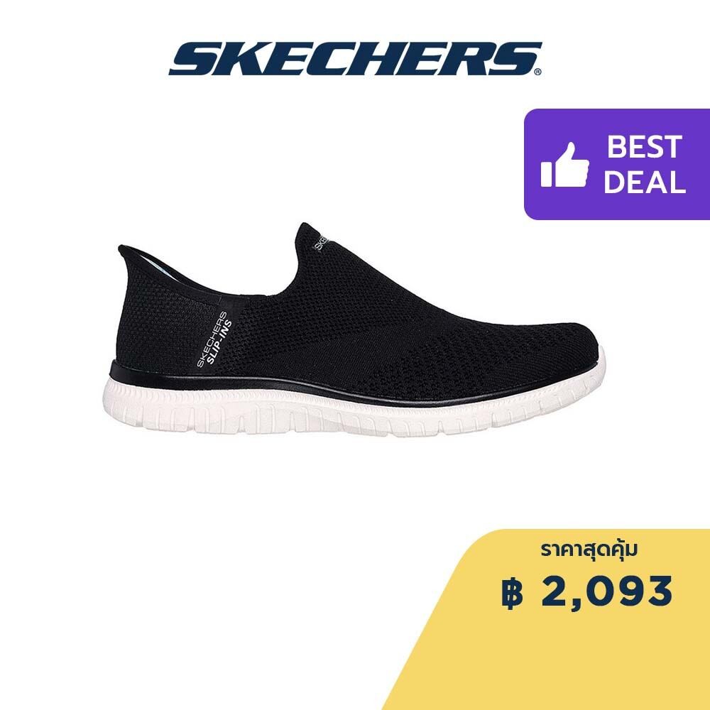 Skechers สเก็ตเชอร์ส รองเท้าลำลองผู้หญิง Women Slip-ins Sport Active Virtue Sleek Casual Shoes - 104425-BKW