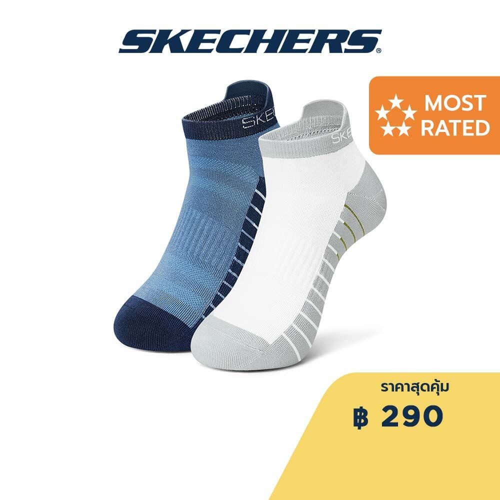 Skechers สเก็ตเชอร์ส ถุงเท้ายูนิเซ็กส์ Unisex Low cut sock Accessory - L324U019-0482