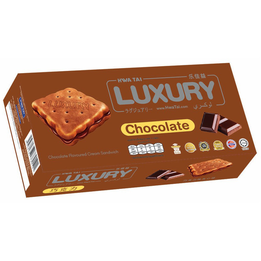 Hwa Tai Hwa Tai Luxury Chocolate Cream Sandwich Biscuits 120G