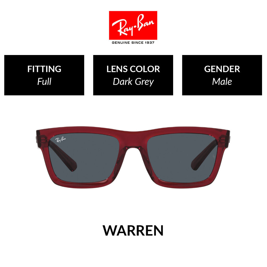 RAY-BAN WARREN - RB4396F 667987 - Sunglasses แว่นกันแดด