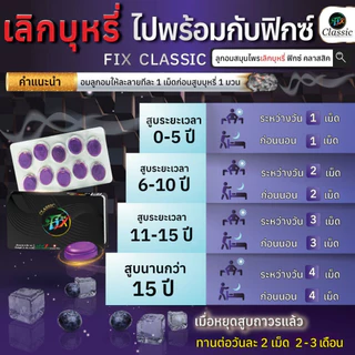 โปรโมชั่น 2แผง ฟิกซ์ คลาสสิค ลูกอมสมุนไพร เลิกสูบ ลูกอมเลิกบุหรี่ Fixclassic sugar free [1แผง10เม็ด]