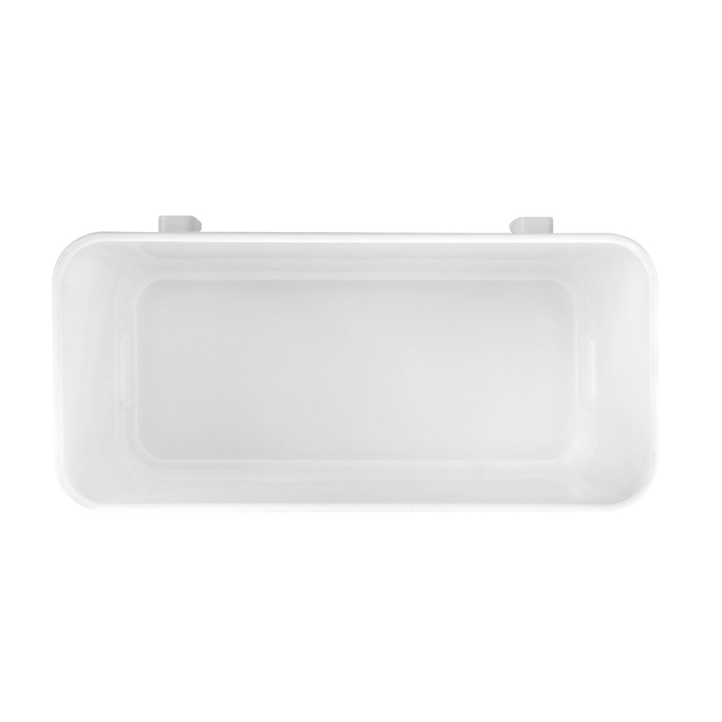 KASSA HOME กล่องจัดเก็บอเนกประสงค์แบบแบ่งช่อง 3 ช่อง Kayla รุ่น H2810 ขนาด 18 x 8.9 x 11.5 ซม. สีขาว - รูปที่ 4