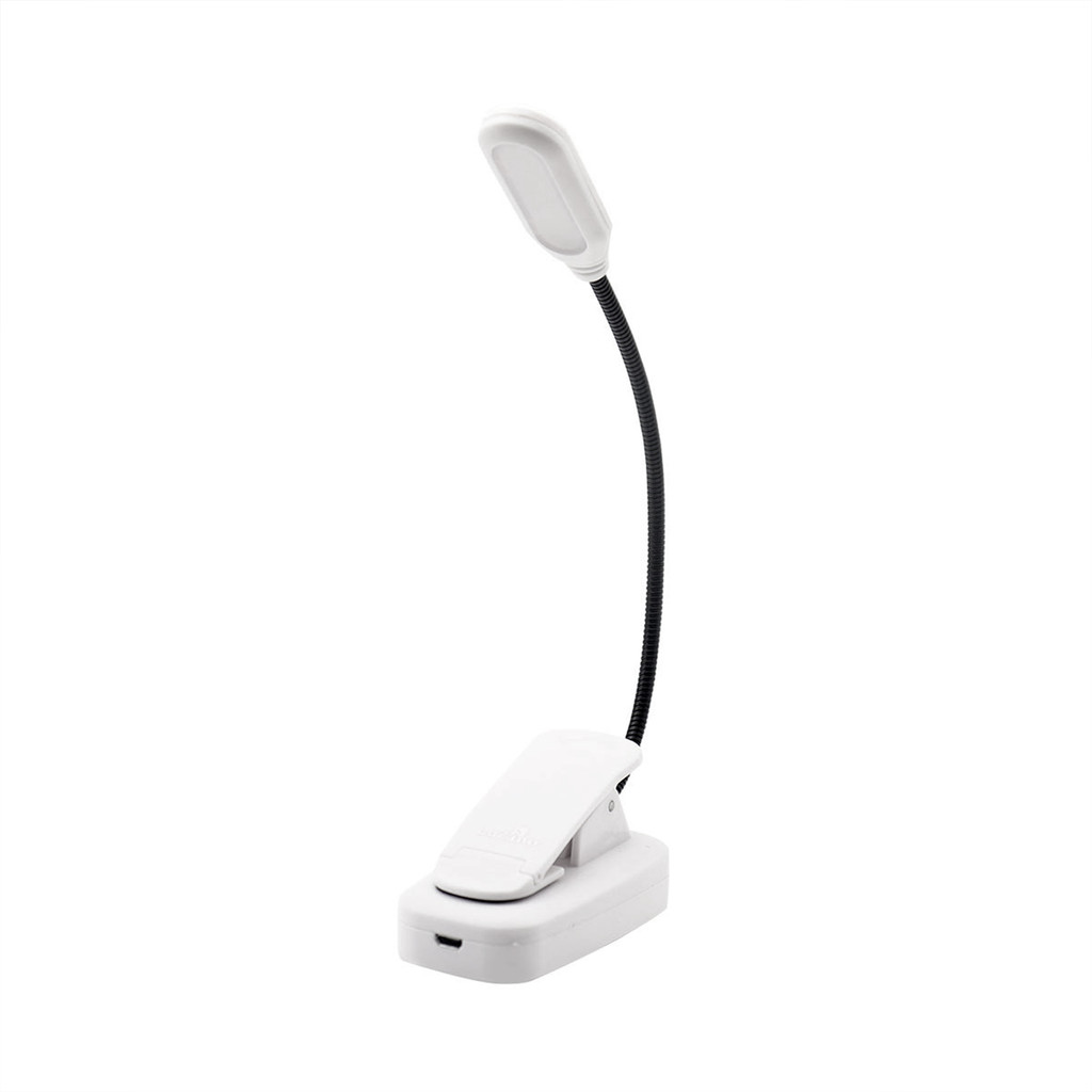 LUZINO โคมไฟอ่านหนังสือแบบหนีบ Rechargeable รุ่น DL920-WH สีขาว