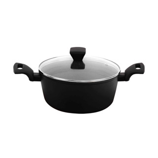 KASSA HOME หม้อด้ามนอนสติ๊ก พร้อมฝาแก้ว รุ่น ME-0017 ขนาด 22…