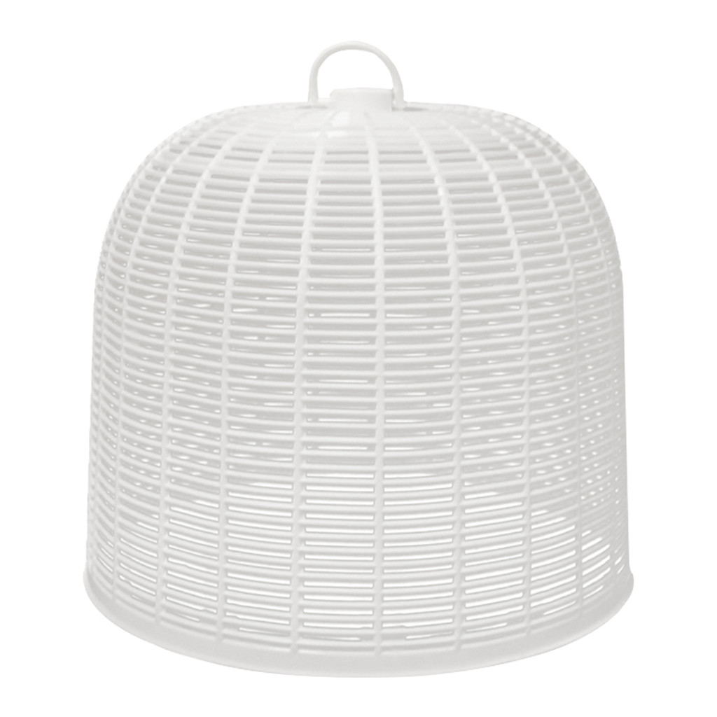 KASSA HOME ฝาชีพลาสติกทรงสูงเบอร์ 35 รุ่น VCP-RS35 ขนาด 25 x 25 x 21 ซม. สีขาว