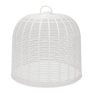 KASSA HOME ฝาชีพลาสติกทรงสูงเบอร์ 35 รุ่น VCP-RS35 ขนาด 25 x 25 x 21 ซม. สีขาว