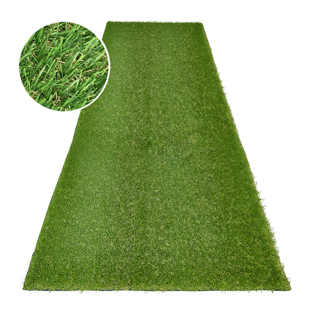 FONTE หญ้าเทียม รุ่น AmplePX2-3501G073-BL ขนาด 1 x 4 เมตร เส้นหญ้าสูง 35 มม. สีเขียวแซมน้ำตาล