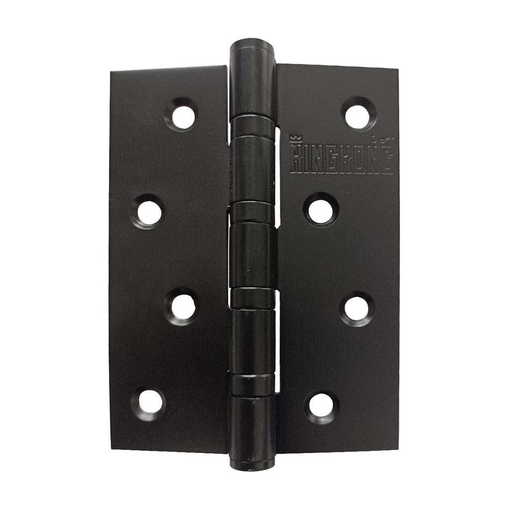 GIANT KINGKONG บานพับประตูสเตนเลส 201 4 แหวน 4 ลูกปืน รุ่น 4320 ขนาด 4 x 3 นิ้ว x 1.95 มม. สีดำด้าน