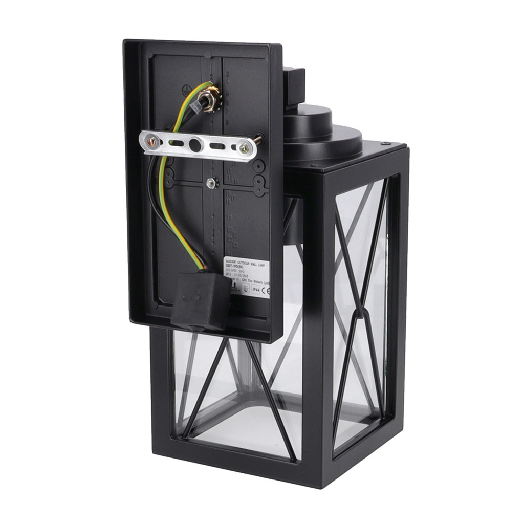 LUZINO โคมไฟกิ่งภายนอก 1xE27 รุ่น 0387-WD(BK) สีดำ - รูปที่ 5