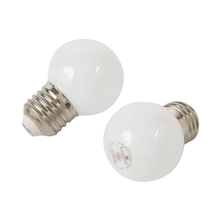 LUZINO หลอดไฟ LED 1 วัตต์ Warm White รุ่น SKG45CBW-1W G45 E27 (แพ็ก 2 หลอด)