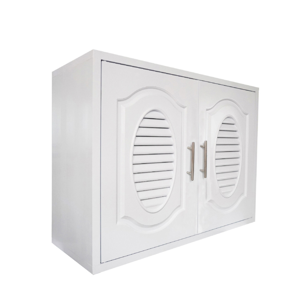 ZAGIO ตู้แขวนคู่ รุ่น PEARL Z ขนาด 86 x 34 x 66 ซม. สีขาว