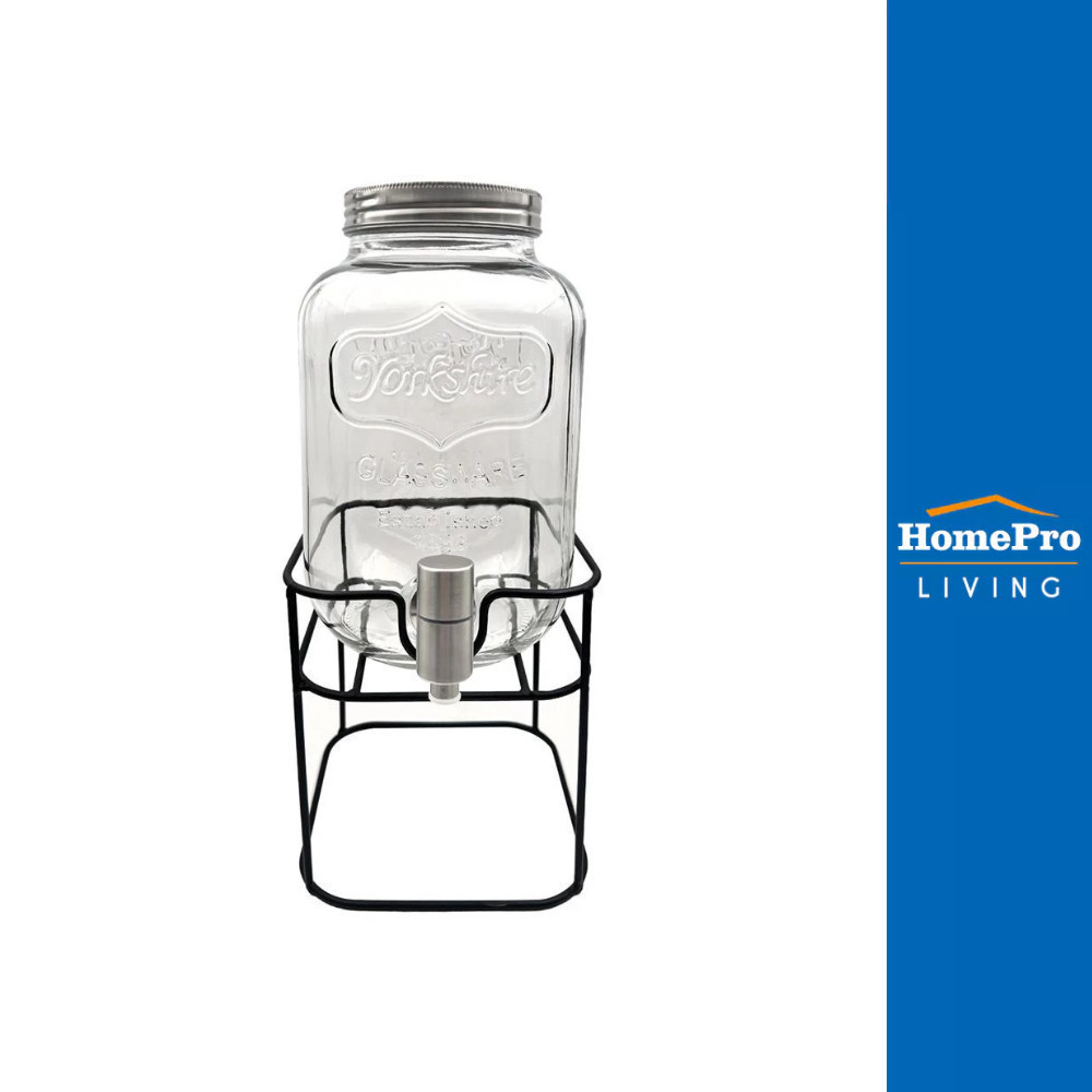 HomePro ขวดโหลแก้วมีก๊อก 4 ลิตร IRON RACK แบรนด์ KECH