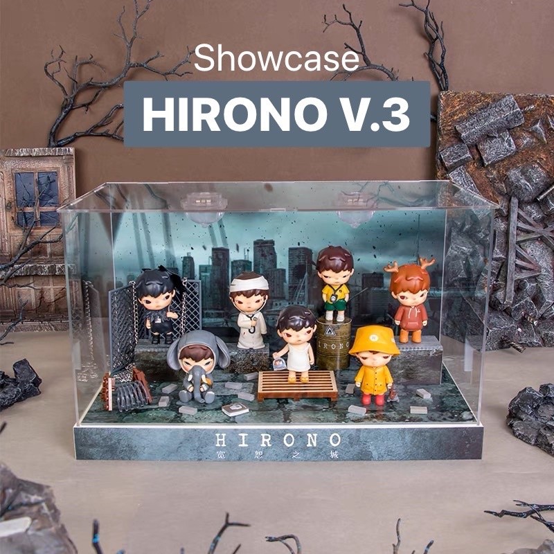 ตู้โชว์ HIRONO V.3 🐘 กล่องอคิลิคพร้อมอุปกรณ์ประกอบฉาก เท่ห์มากคอลเลคชั่นนี้
