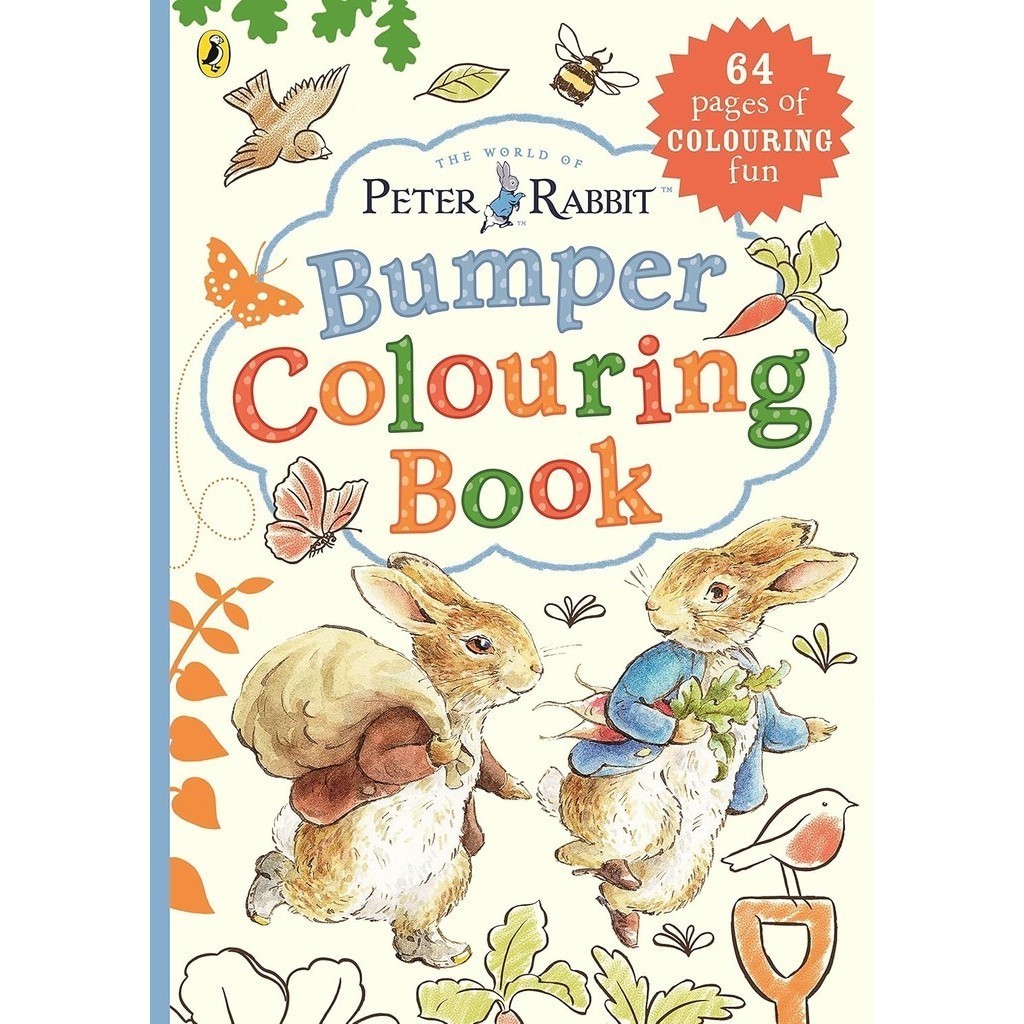 Asia Books หนังสือภาษาอังกฤษ PETER RABBIT BUMPER COLOURING BOOK