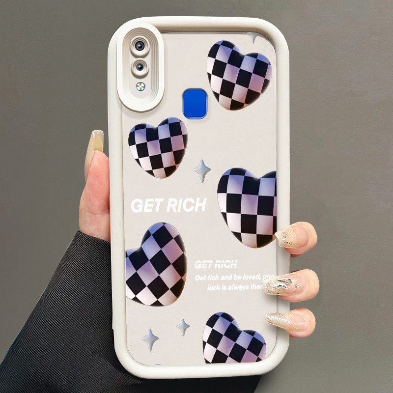 เคสสำหรับ VIVO Y95 Y93 Y93s Y91 Y91i เคสโทรศัพท์กันกระแทกซิลิโคนความรัก