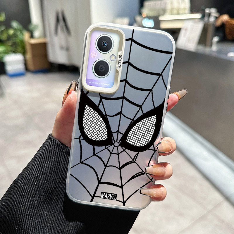 เคสสำหรับ OPPO A36 A76 A96 เคสโทรศัพท์สไปเดอร์แมนจากมาร์เวลใส