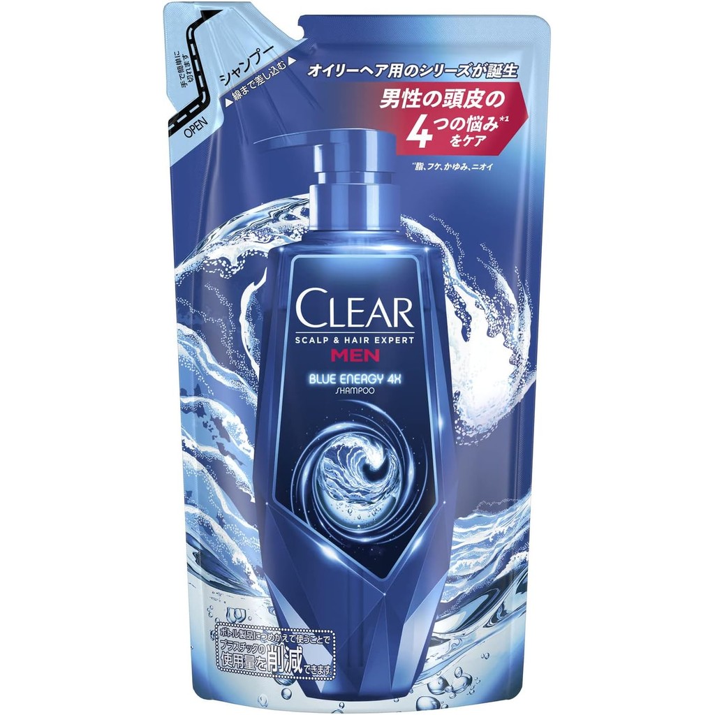 CLEAR Blue Energy 4x Scalp Shampoo Refill, 9.8 oz (280 g)High quality products Directly from Japan