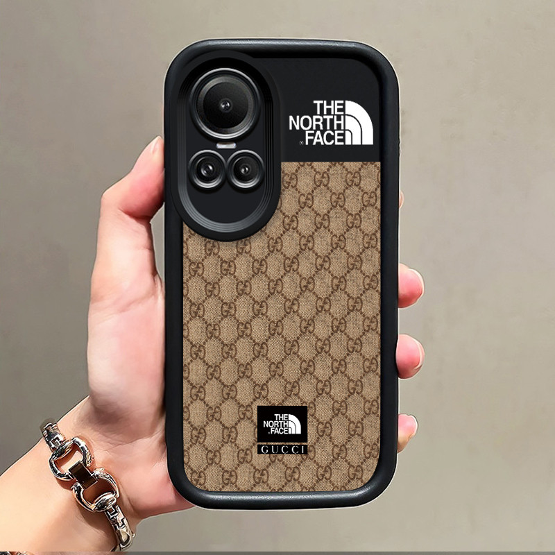 เคสสำหรับ OPPO Reno 10 5G Reno 10 Pro 5G Reno 11 5G 8T 5 5K 6 เคสมือถือยอดนิยมนอร์ทเฟซ