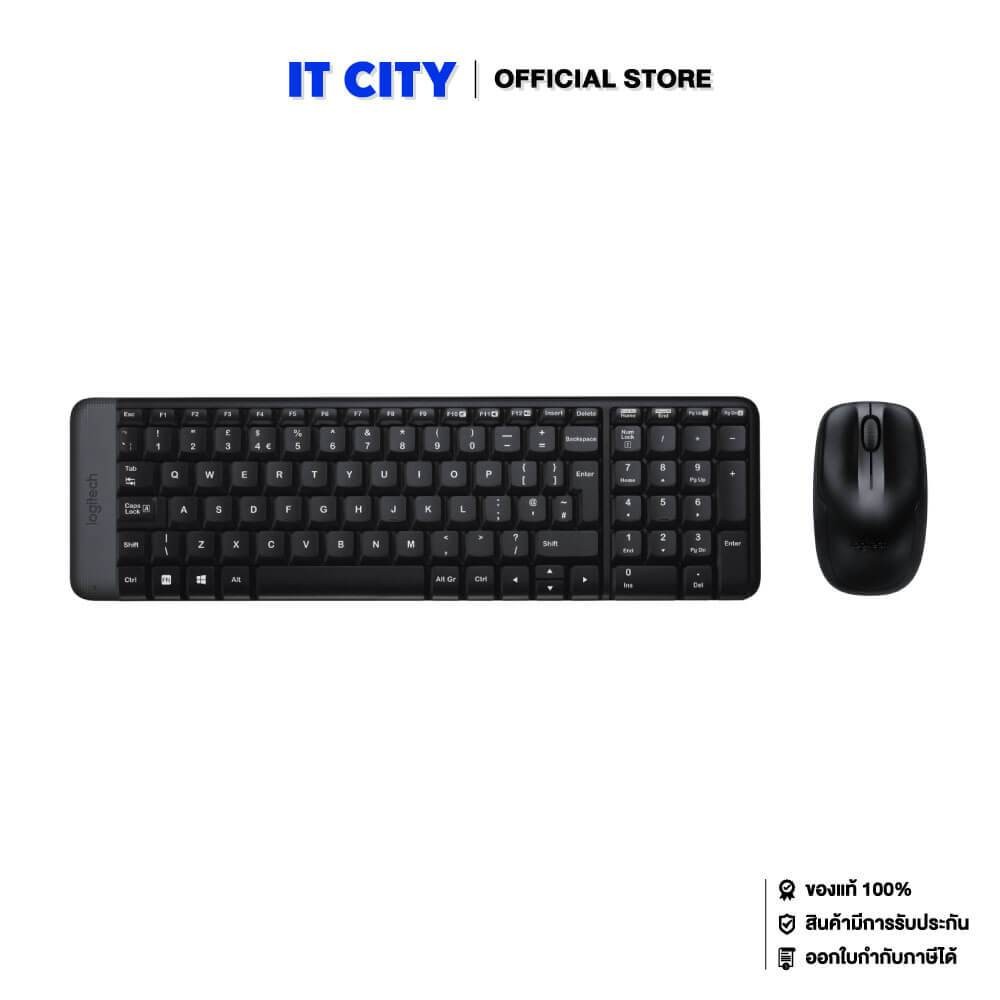 LOGITECH Wireless Combo MK220 (IP7-000779) คีย์บอร์ดไร้สาย