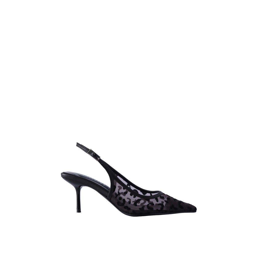 Villains SF ETERNELLE Mule Heels รองเท้าส้นสูงเปิดส้นผู้หญิง ส้นสูง 3.0"