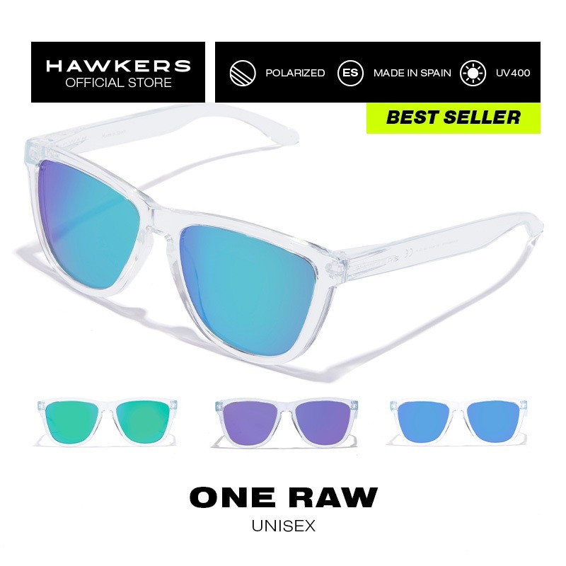 HAWKERS ONE RAW แว่นกันแดด สปอร์ต Polarized UV400 Unisex [ของแท้]