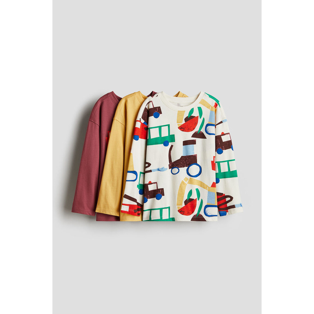 H&M(เอชแอนด์เอ็ม) ชุดเสื้อคอตตอน 3 ชิ้น เด็กผู้ชาย 1249970_2