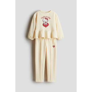 H&M(เอชแอนด์เอ็ม) ชุดเสื้อสเวตเตอร์พิมพ์ลาย 2 ชิ้น เด็กผู้หญ…