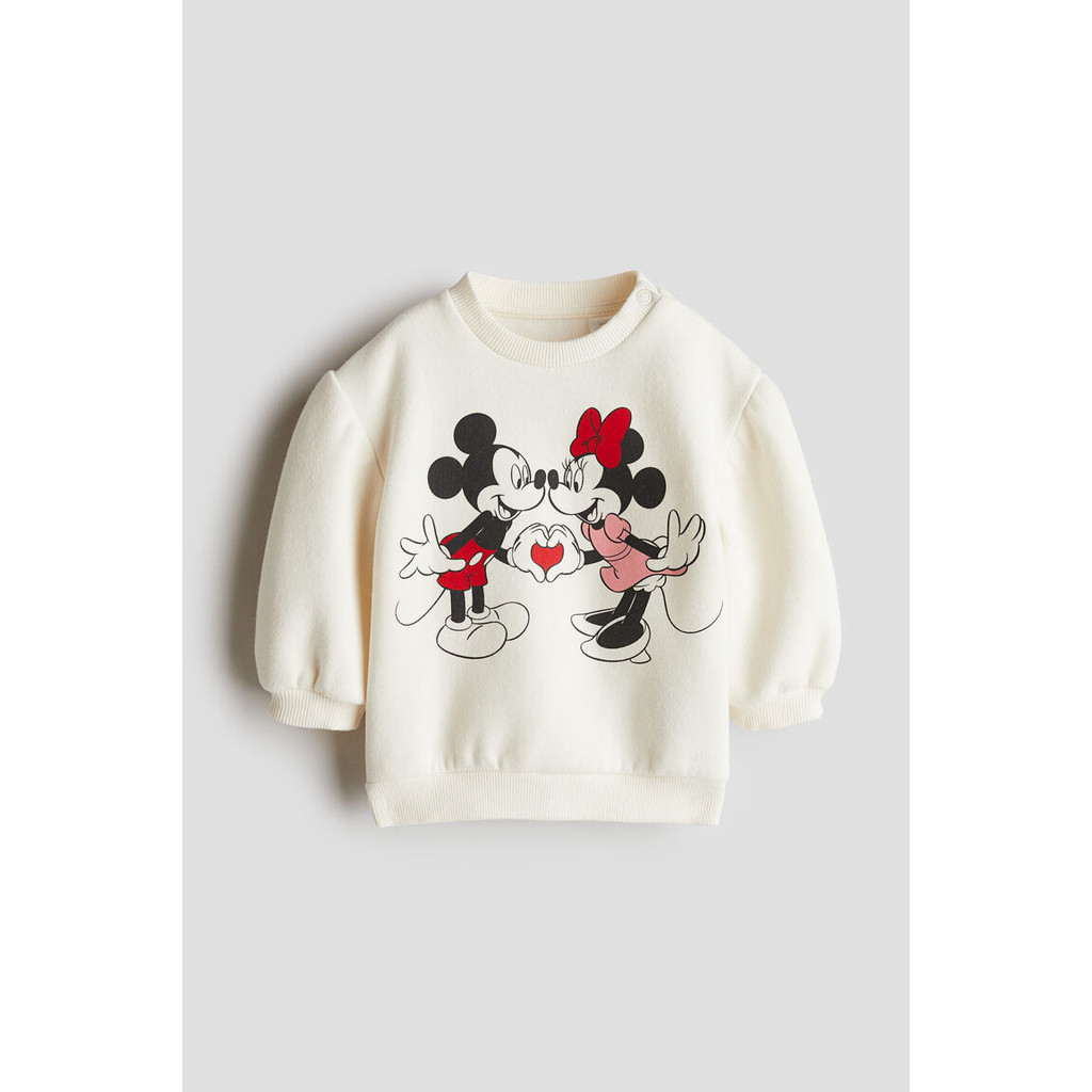 H&M(เอชแอนด์เอ็ม) เสื้อสเวตเตอร์ผ้าคอตตอนพิมพ์ลาย เด็กอ่อน 1270505_1