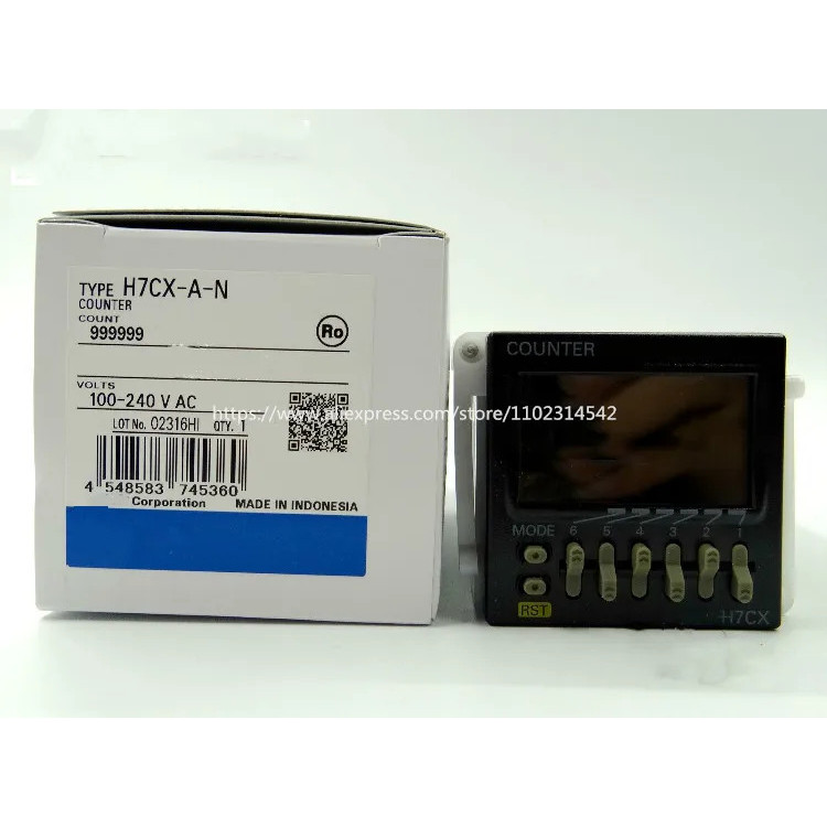 ✼1ชิ้น H7CX-A-N ของแท้ใหม่เดิม H7CX-A-N นับรีเลย์จอแสดงผลดิจิตอลเคาน์เตอร์