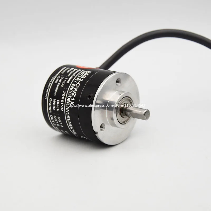 ✦E6B2-CWZ1X เข้ารหัสแสงแบบหมุน1000 1200 1500 1800 2000 PPR P/r 6เฟสสายไดร์เวอร์เอาท์พุทชีพจรตำแหน่งเ