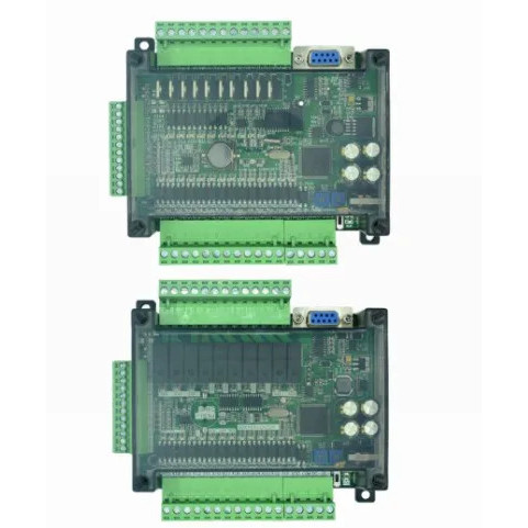 <0> จัดส่งฟรี คอนโทรลเลอร์ บอร์ดควบคุมอุตสาหกรรม PLC ที่ตั้งโปรแกรมได้ FX1N FX2N FX3U-24MR PLC