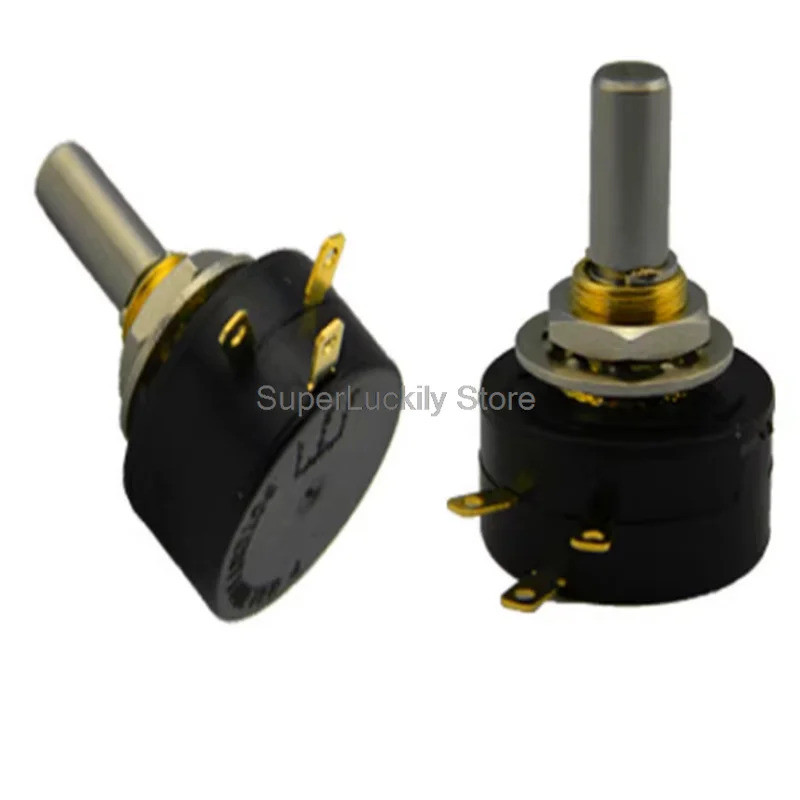 01pc WDD22P1 1k 2k 5k 10k โพเทนชิโอมิเตอร์พลาสติกนำไฟฟ้า WDD22 หมุนได้ 360 องศา แทนที่ FCP22E 3 พิน 