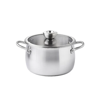 MEYER WHITE STEEL หม้อสองหู 20CM/4QT/3.8L COV STOCKPOT (71503-T)
