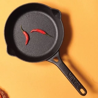 MEYER CAST IRON กระทะเหล็กหล่อ กระทะทอดเหล็กหล่อ OPEN FRY PAN ขนาด 20 ซม. (48121-C)