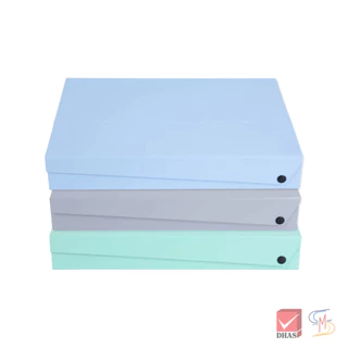 Elephant ตราช้าง แฟ้ม กล่องเก็บของ UBOC A4-S สีพาสเทล จำนวน 1 กล่อง
