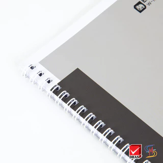 Elephant ตราช้าง สมุดริมลวด A5 60G 40S W-114R (คละสี) จำนวน 1 เล่ม