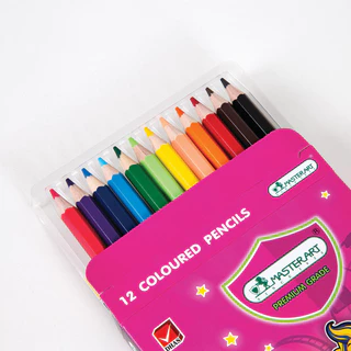 (แพ็ค6) Master Art มาสเตอร์อาร์ต สีไม้ ดินสอสีไม้ แท่งสั้น 12 สี จำนวน 6 กล่อง