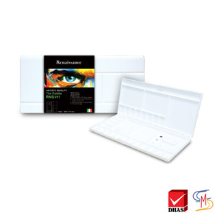 Renaissance จานสี จานสีน้ำ สำหรับผสมสี #H1 30.5X14 ซม.